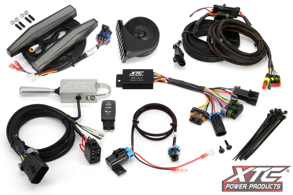 XTC Self-Canceling Turn Signal Kit with Billet Lever, Horn and X-LITE DRL - Can-Am - Defender 2016-2025
