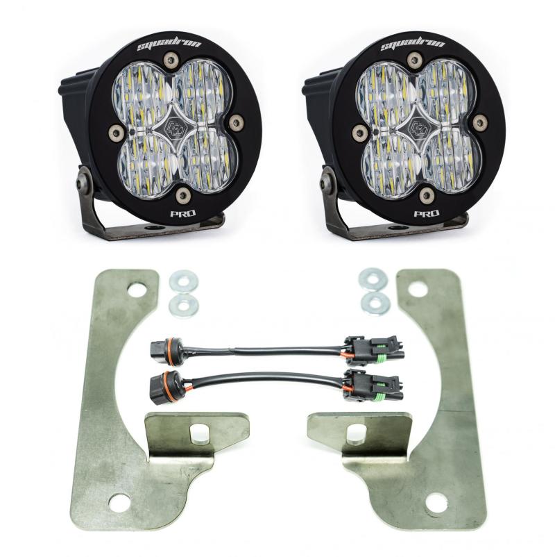 Baja Designs Pro Fog Pocket Kit - 2018+ Jeep Wrangler JL Rubicon