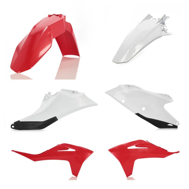 Acerbis Plastic Kit - 21-23 GG MC/EX 125-450 - Red/White