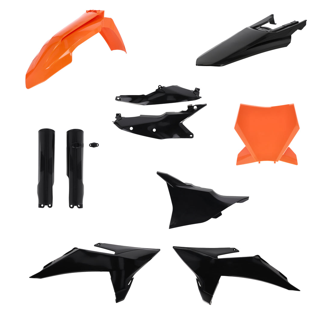 Acerbis Full Plastic Kit Kit- KTM Black Orange (2986815229)