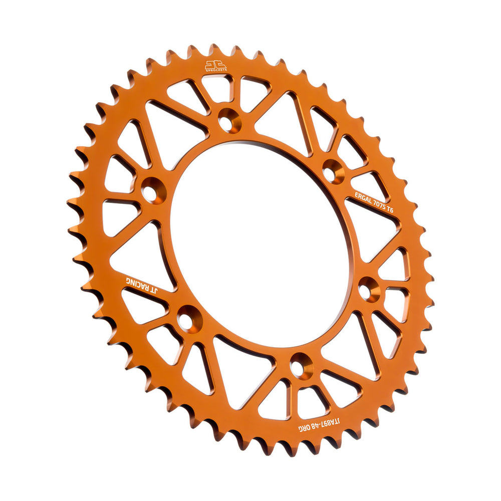 JT Sprockets Aluminum Racelite Rear Sprocket 48T-520 ORG