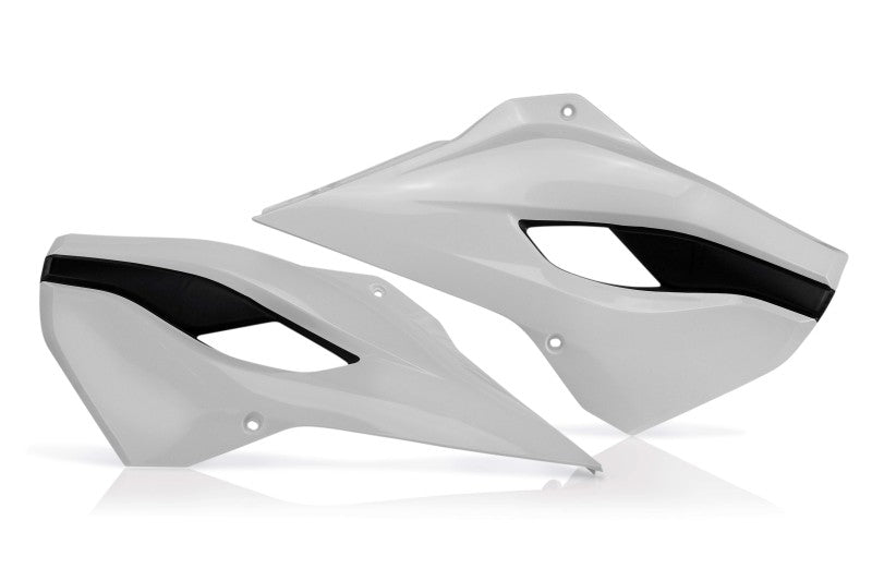 Acerbis Radiator Shroud - 14-16 Husq FC/TC/TE/FE - White/Black