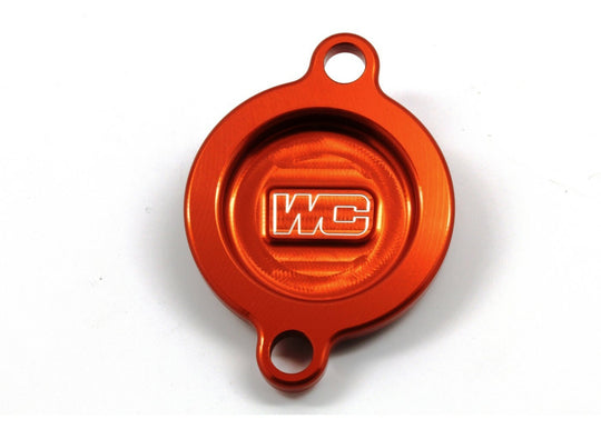 Works Connection Oil Filter Cover Orange
