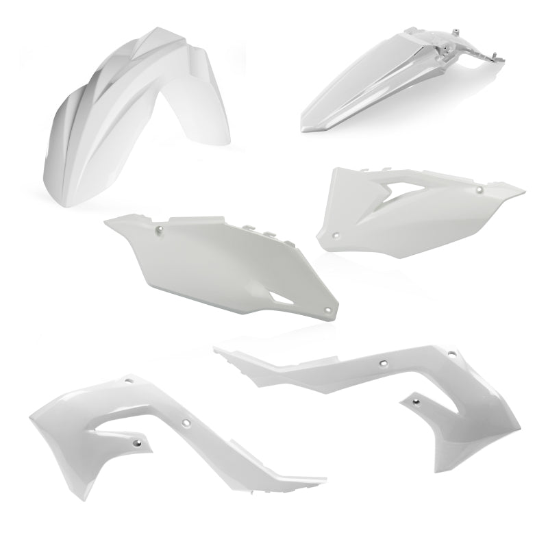 Acerbis Plastic Kit - 21+ Kaw KX250/KX250X / KX450 - White