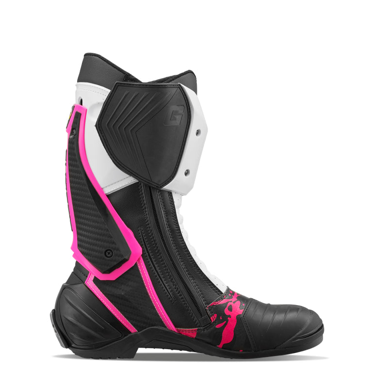 Gaerne GP1 LS Boot - Bold White/Pink - Size 12