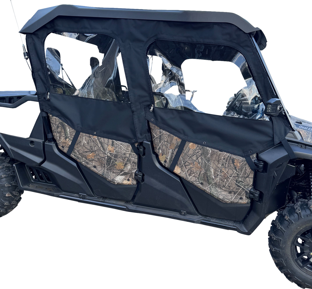 Moose Racing Side Enclosures Black - Honda Pioneer 2023-2025