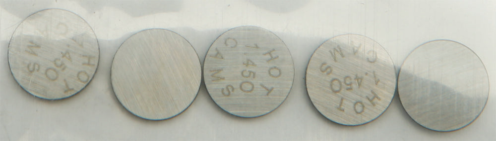Hot Cams Valve Shim Refill 9.48mm 5 Pack 1.45mm