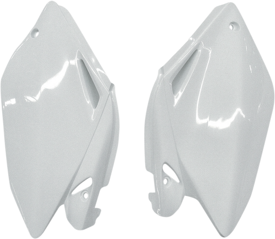 UFO Plast Side Panels White - Honda CRF250R 2004-2005