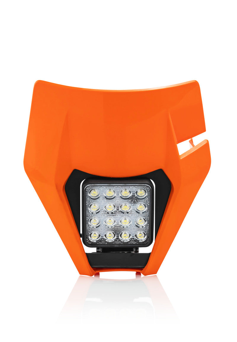 Acerbis VSL Headlight - 17-19 KTM EXC-F/XC-W 150-500 - 16 Orange