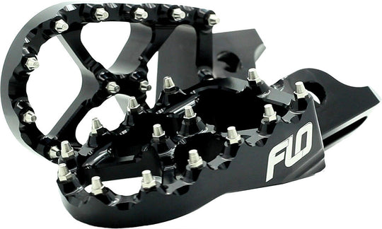 Flo Motorsports Pro Series Footpegs PRO Series Foot Pegs Black (FPEG-793-2BLK)