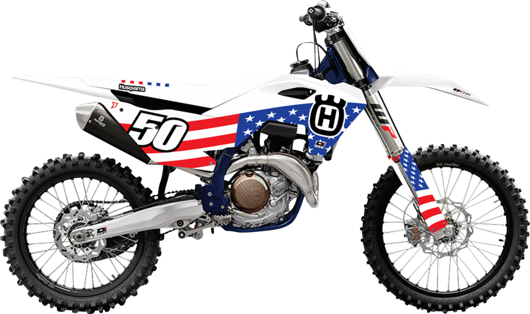 D'cor Visuals Graphic Kit USA - Husqvarna FC250 and More