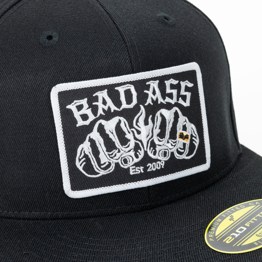 Badass Black Fitted Hat