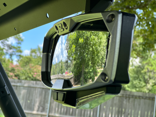 Seizmik Halo-RA LED Rear View Mirror - Cast Aluminum with Lighting