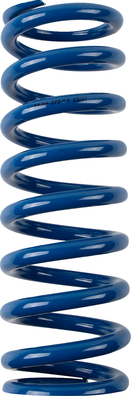 Moose Racing Shock Spring 64/66 Mm OD 63 N/Mm Blue - Yamaha WR250F and More