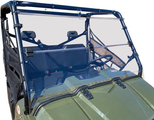 Open Trail Folding UTV Windshield - Polaris Ranger - Ranger 570 Full Size / Diesel 2011-2025