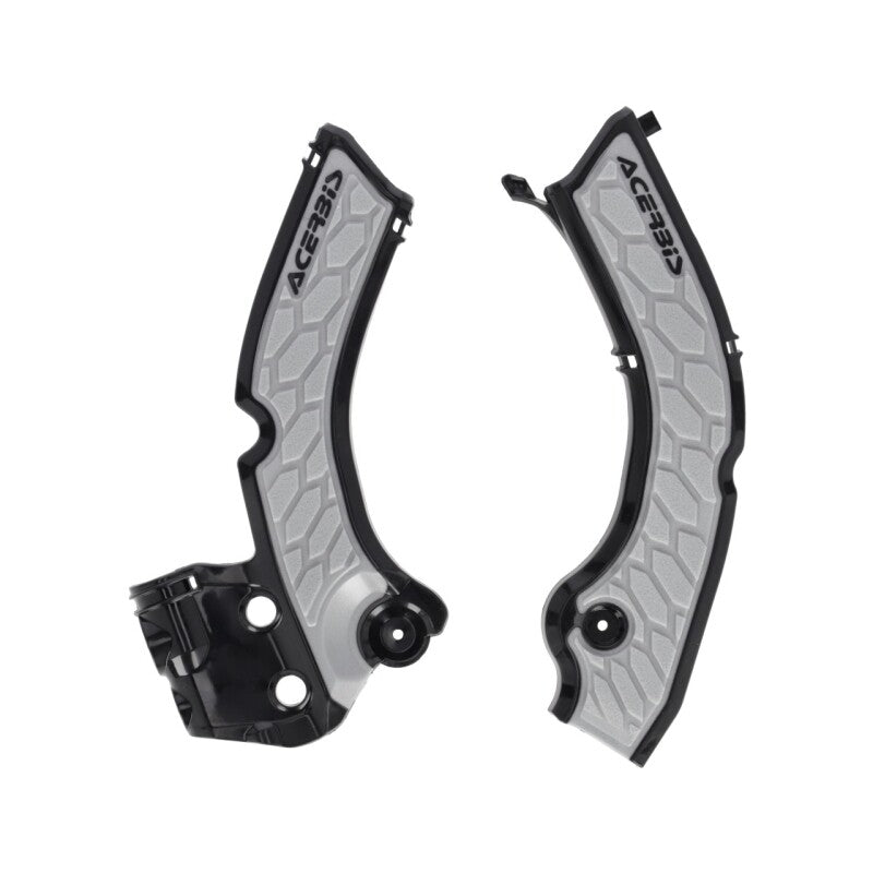Acerbis X-Grip Frame Guards - 24+ Triumph TF250-X/TF450 - Blk/Gry