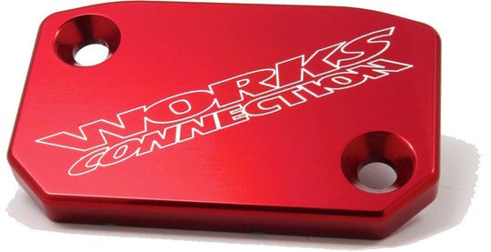 Works Connection Front Master Cylinder Cover Brembo Clutch (Red) (21-075)