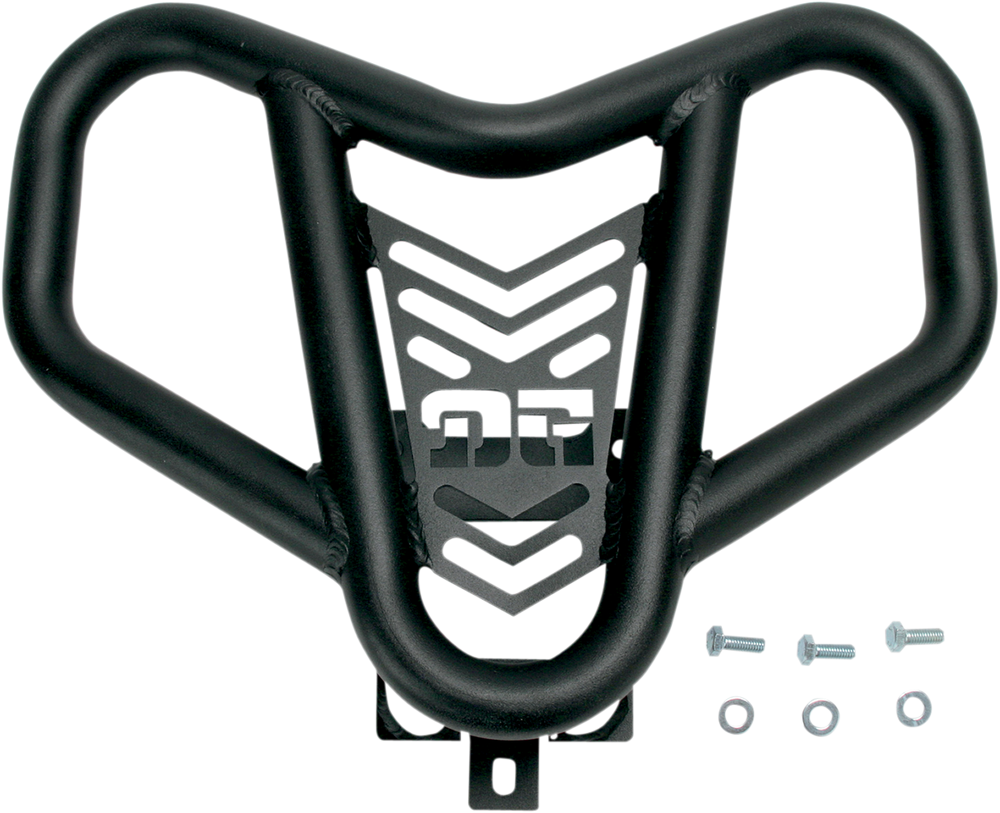 DG Performance V-Pro Front Bumper 1-1/4" Black Textured - Honda TRX400EX 1999-2014