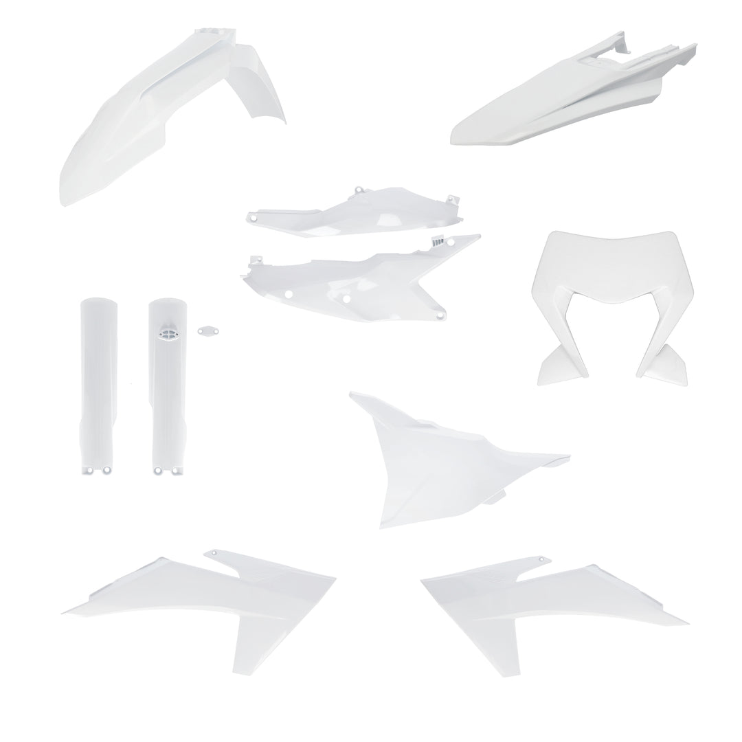 Acerbis Full Plastic Kit Kit- KTM White (2986550002)