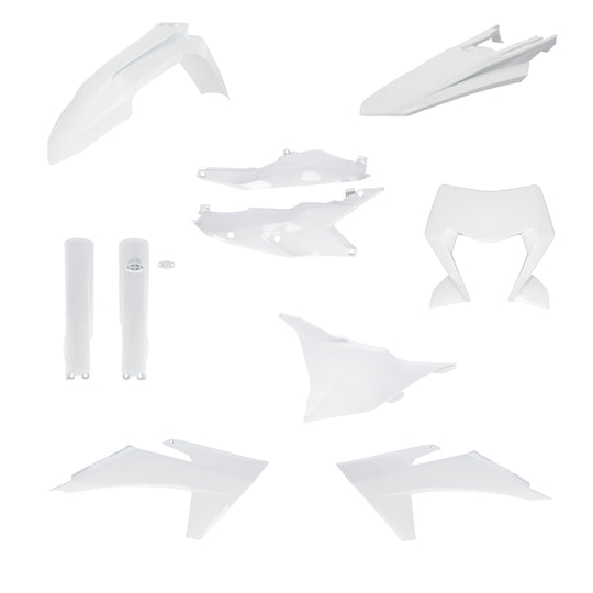 Acerbis Full Plastic Kit Kit- KTM White (2986550002)