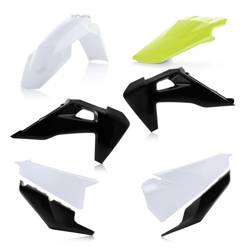 Acerbis Plastic Kit - 19-22 Husq TC/FC/FX 125-450 - Wht/Blk/Yel