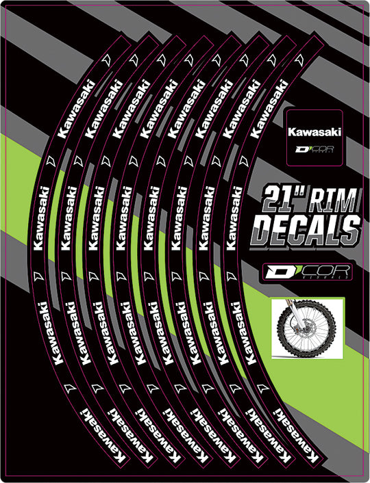 D-Cor Rim Decals Decals 21" Logo Front (40-80-202)