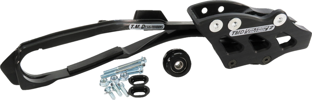 TM Designworks Chain Guide/Slider Black - Honda CRF450R and More