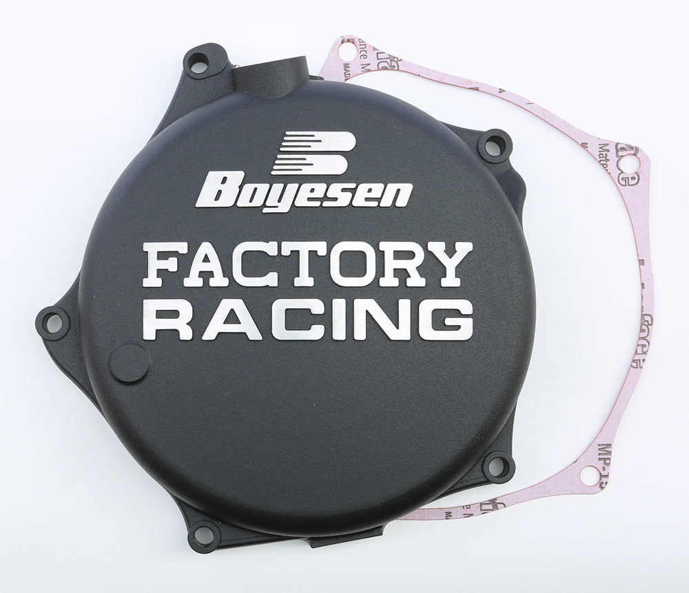 Boyesen Factory Racing Clutch Cover Black (CC-17AB)