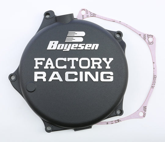Boyesen Factory Racing Clutch Cover Black (CC-17AB)