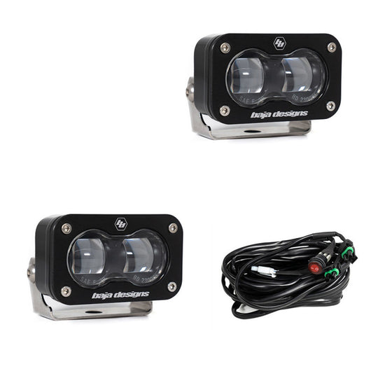 Baja Designs S2 SAE Light Pod - Clear (Pair)