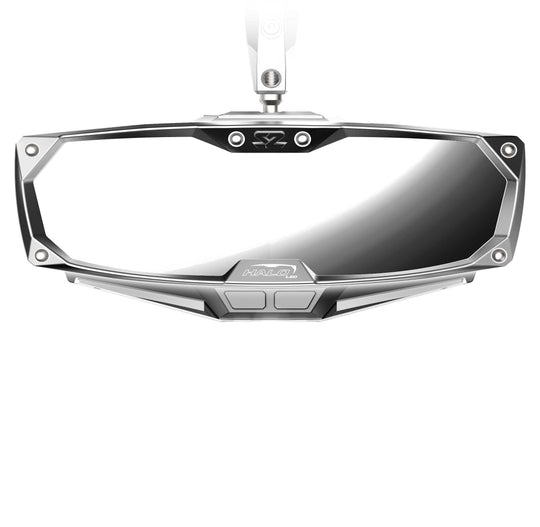 Seizmik Halo-RA LED Rear View Mirror - Cast Aluminum with Lighting - 1.75 in Roll Cage