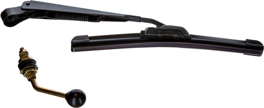 Kolpin Manual Windshield Wiper Kit - Glass UTV Windshields - Short Wiper Kit (10 in arm, 11 in blade)