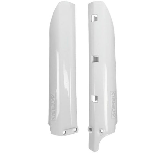 Acerbis Lower Fork Cover - 93-01 Yam YZ80 / 02-18 YZ85 - White