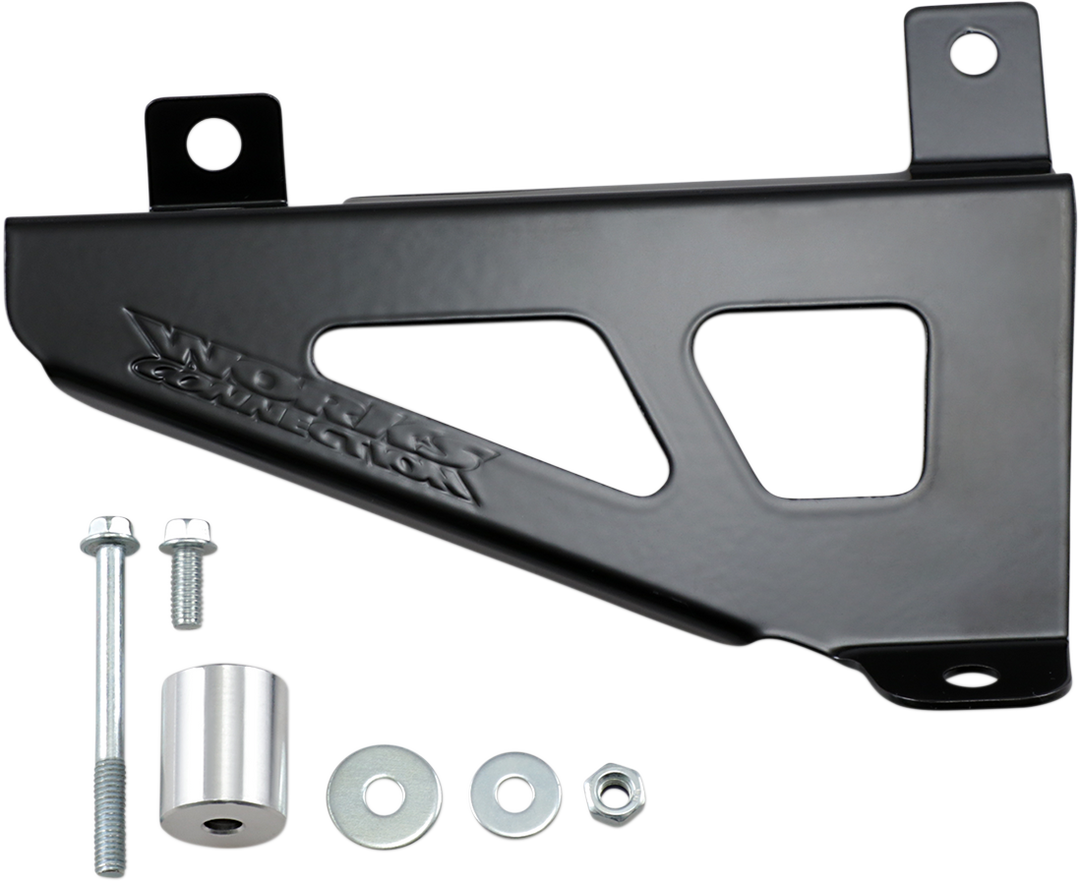 Works Connection Radiator Brace Set Black - Yamaha YZ65 2018-2027