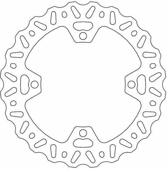 Moto-Master Brake Rotor Rear Nitro - Suzuki RM-Z250 and More