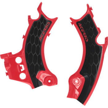 Acerbis X-Grip Frame Guards - 2025 Honda CRF450R - Red/Black