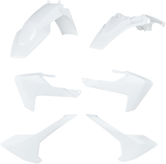 Acerbis Standard Body Kit OEM White - Husqvarna TC65 2017-2024