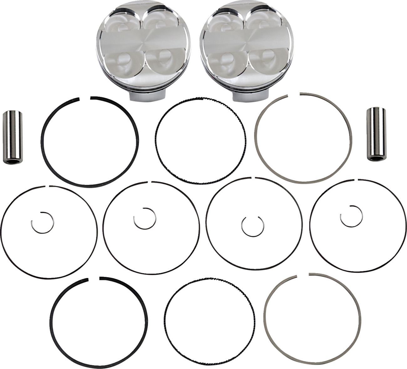 JE Pistons Piston Kit - Polaris RZR XP 1000 - 96.00 mm 11.0:1 CR