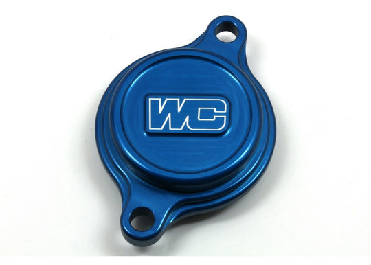 Works Connection Oil Filter Cover Blue