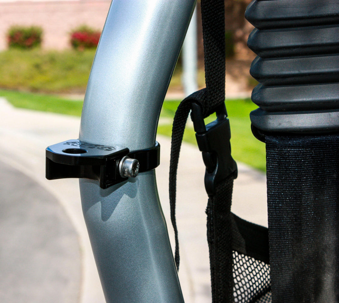 Axia Alloys Flag / Whip Mount - UTV Roll Cage - Vertical Bar 1/2 in Hole / Black