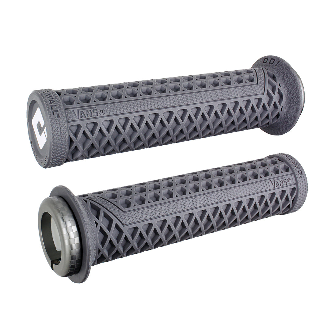 ODI Vans V2 Lock-On Grips - 135mm - Graphite / Grey