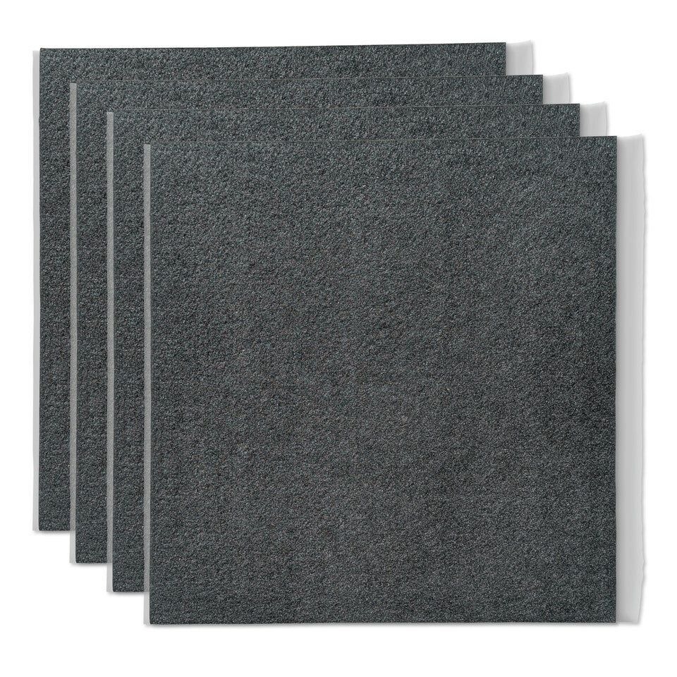 DEI Boom Mat Acoustic Tiles - 17 x 18 in Sound Deadening Sheets - 4 Pack (8.5 sq ft)