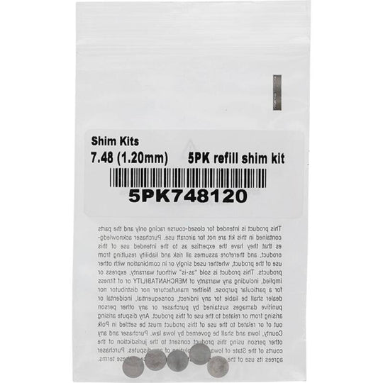 Hot Cams 07-16 CRF 150 R/2016 CRF 150 RB Big Wheel 7.48 x 1.200mm Shim Kit - 5 Pack