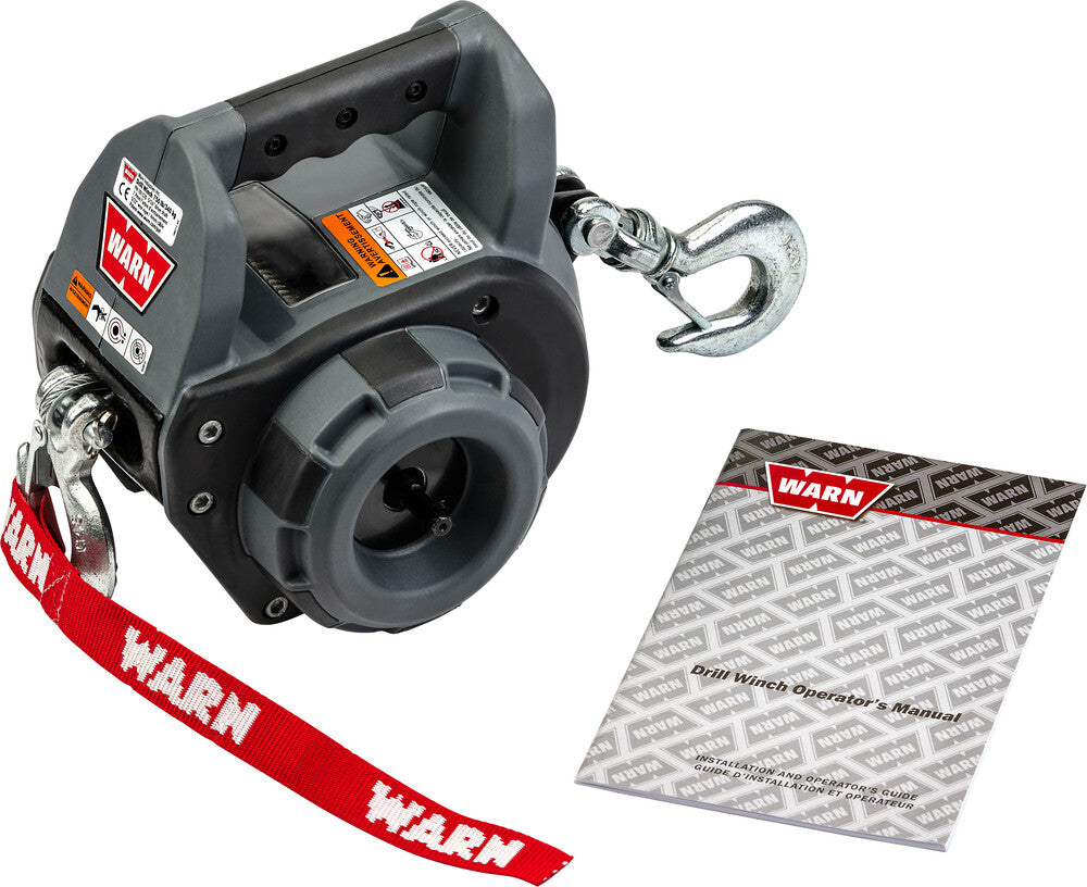 Warn Drill Winch - 750 lb Portable Recovery Winch