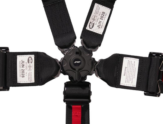 PRP Seats PRP 5 Point Cam-Lock Harness with 2in Shoulders and 3in Lap Belts SFI16.1- Black