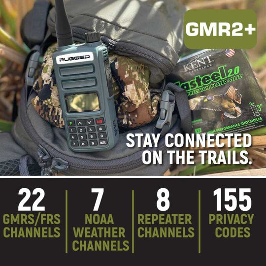 Rugged Radios GMR2 PLUS GMRS Handheld Radio - Safety Orange