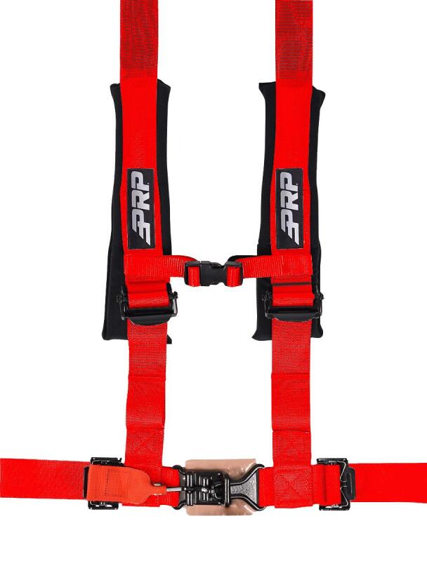 PRP Seats PRP 4.2 Harness with Latch/Link Lap Belt- Red