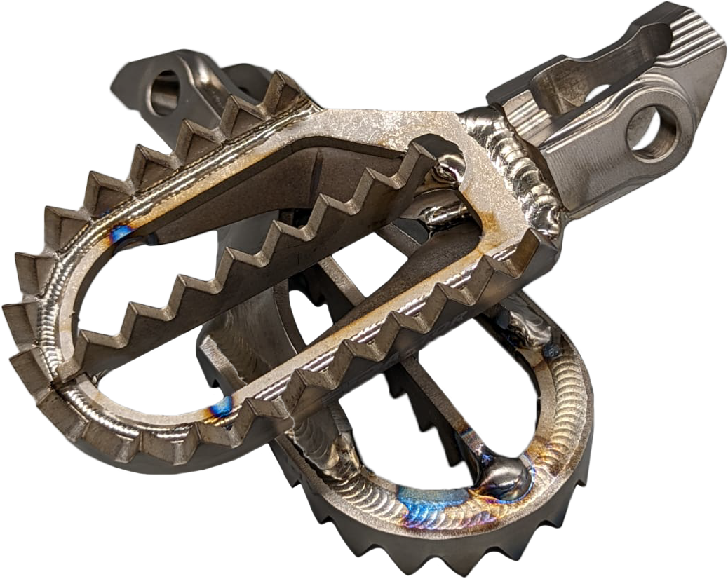 Raptor Titanium Titanium Footpegs