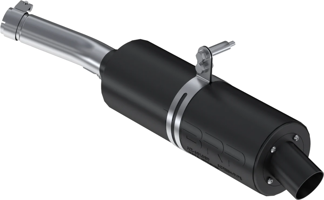 MBRP Single Slip-On Exhaust with 4.25 in Sport Muffler Black