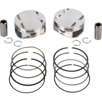 JE Pistons Piston Kit - Harley-Davidson Milwaukee-Eight 114/117 - 4.125" Bore +0.050" Oversize 114"/117" M8 (2018-2024)